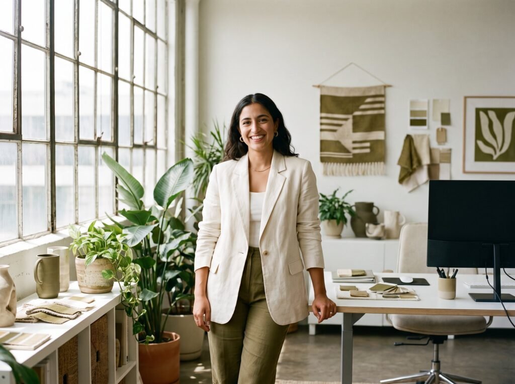 Brand photography in Cork – small business owner at work